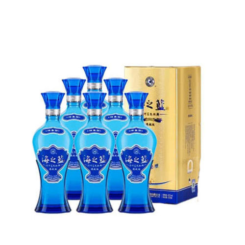 42度洋河蓝色经典海之蓝520ml6瓶整箱大概市场价